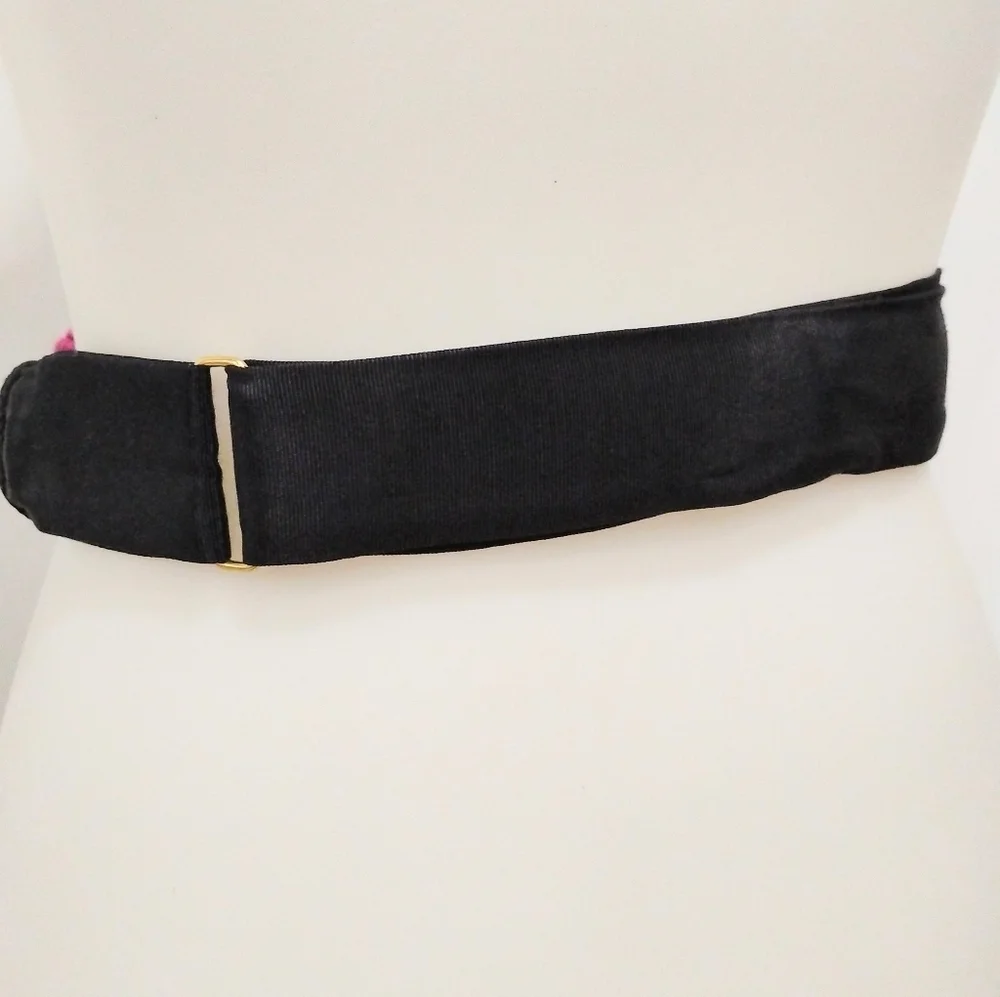 VINTAGE IONE COLORFUL BEADED BELT
